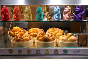 The range of buns at Ong Ong Buns in London