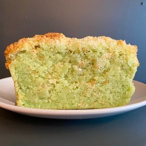 Pandan and Coconut cake at Ong Ong Buns in London