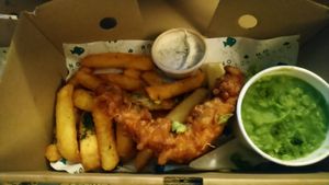 Smoked haddock n chips at The No Catch Co in Brighton