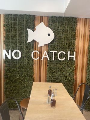 Decor was simple but lovely  at The No Catch Co in Brighton