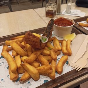 Haddock at The No Catch Co in Brighton