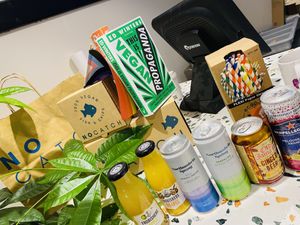 Till display  at The No Catch Co in Brighton