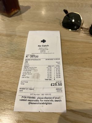   at The No Catch Co in Brighton