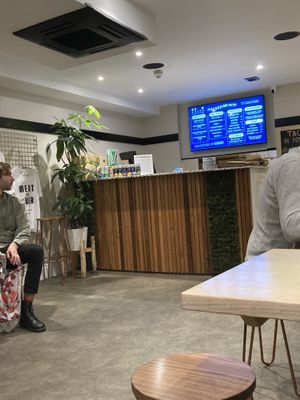 The bar for ordering  at The No Catch Co in Brighton