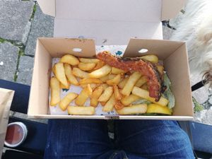 'haddock' and chips  at The No Catch Co in Brighton