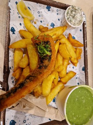 Cod & chips at The No Catch Co in Brighton