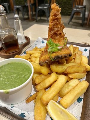 Large cod & chips   at The No Catch Co in Brighton