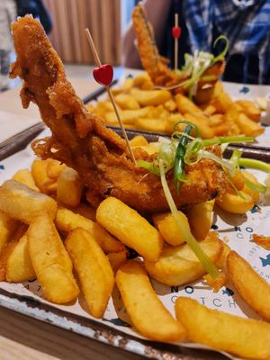 Haddock and chips at The No Catch Co in Brighton