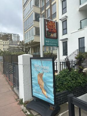 Can’t miss the place (plaice?)  at The No Catch Co in Brighton
