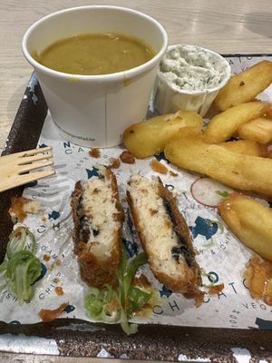 Inside of the cod  at The No Catch Co in Brighton