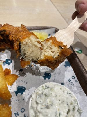 Cod and chips   at The No Catch Co in Brighton