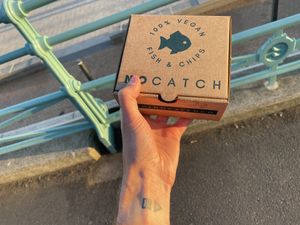 100% vegan fish and chips takeout   at The No Catch Co in Brighton