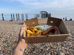 Vegan Cod & Chips £11  at The No Catch Co in Brighton