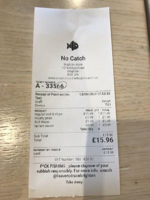   at The No Catch Co in Brighton