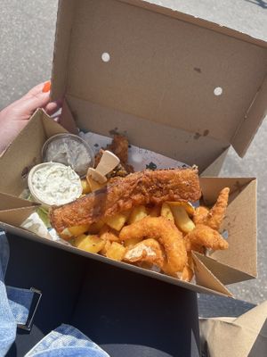 Smoked Tofish & Chips 🩷  at The No Catch Co in Brighton