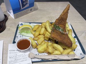 Large portion  at The No Catch Co in Brighton