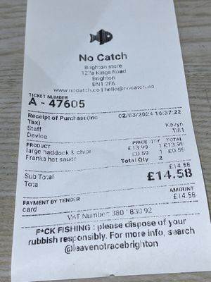 Worth the monthly   at The No Catch Co in Brighton