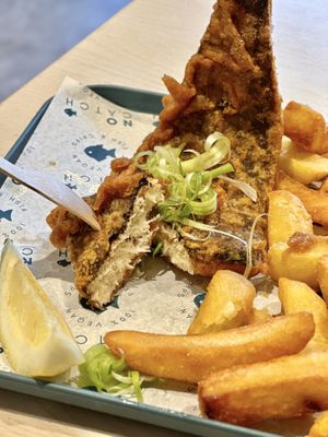 Really cool texture to the tofu that I’d love to know how to recreatee  at The No Catch Co in Brighton