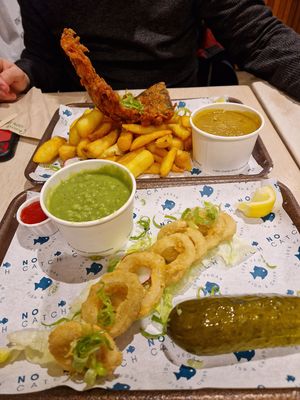 In the shop at The No Catch Co in Brighton