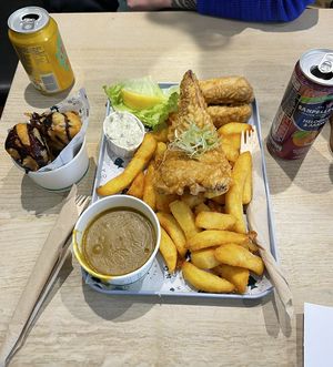Fish n chips  at The No Catch Co in Brighton