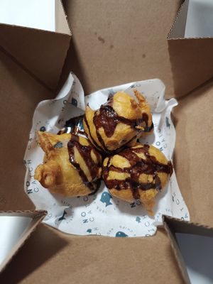 Deep fried Oreos at The No Catch Co in Brighton