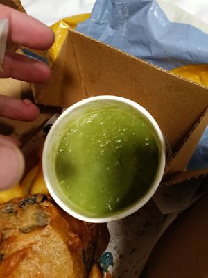 Mushy peas at The No Catch Co in Brighton