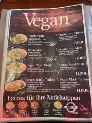 Menu   at Takezo in Dusseldorf