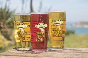 Cornish cider at The Bowgie Inn in Newquay