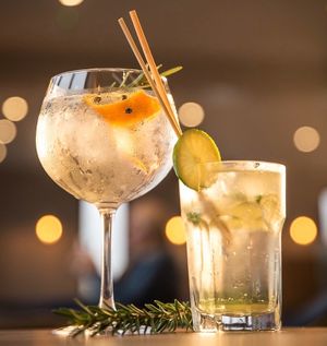 Cornish Gins at The Bowgie Inn in Newquay