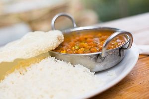 Homemade Vegan Curry at The Bowgie Inn in Newquay