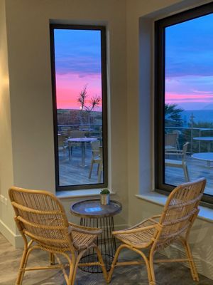 Sunset views at The Bowgie Inn in Newquay