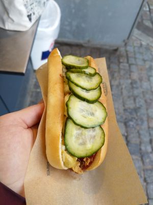 Hotdog at Børnenes Kontor in Aarhus