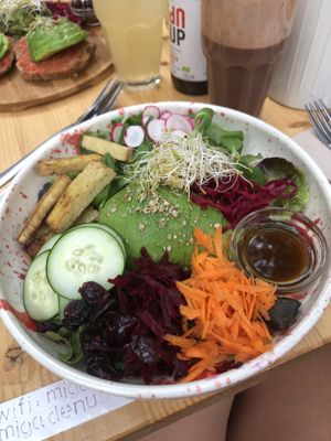 Salad  at Miga de Nube in Mallorca