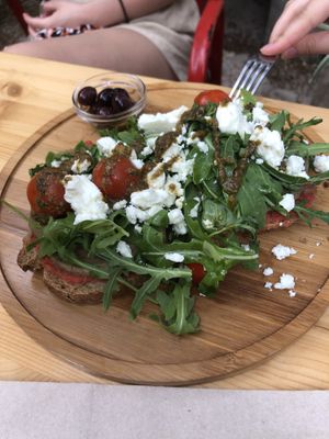 Vegetarian sandwich  at Miga de Nube in Mallorca