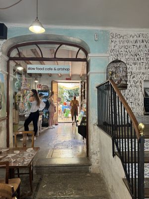 Entrance eating area.   at Miga de Nube in Mallorca
