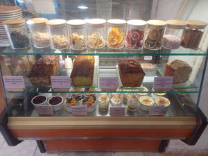 Desserts at Miga de Nube in Mallorca