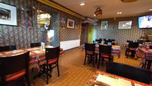 Inside the restaurant. at Babemba in Gothenburg