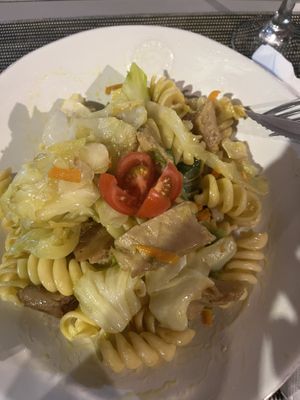 The only vegan dish they have, but It was very good! Especially the tofu was really really good! It usually comes with mushrooms but I don't like them so I asked for more veggies.  at Assembleia in Arouca