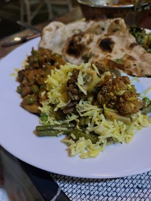   at Hola India in Jaco