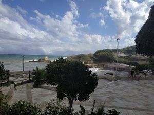 View from terrace at Babilonia in Torre Santandrea