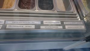 vegan flavors Jan 9 2022 at Heaven Creamery - Rino in Denver