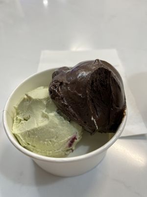 Matcha & Chocolate  at Heaven Creamery - Rino in Denver