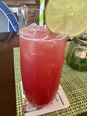 Strawberry mocktail  at Thai Tawan in Rheinhausen