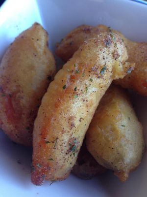 Sweet potato wedges. at A Caterpillar's Dream Cafe in Kew