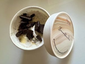 Banoffee pie #Veganuary at Veganisto in Bangkok