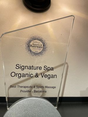   at Signature Spa - Organic & Vegan in Barcelona