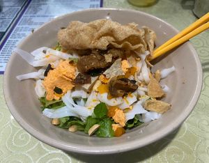 Quang noodle   at Thuy in Da Nang