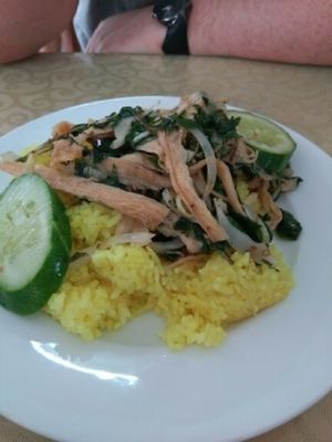 Shredded 'chicken' at Thuy in Da Nang