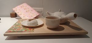 Chestnut mochi at Wagokoro in Belgrade