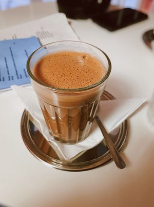 Vegan dark hot chocolate   at Valentina i Karanfil in Belgrade